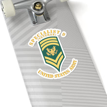 Load image into Gallery viewer, Kiss-Cut Stickers - Army - Enlisted - SPEC 9 - Specialist 9 - Std wo Txt X 300