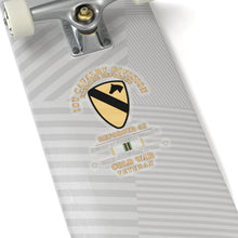 Load image into Gallery viewer, Kiss-Cut Stickers - Army - 1st Cavalry Division - SSI -Reforger 83 - COLD WAR Veteran w SVC X 300