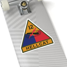 Load image into Gallery viewer, Kiss-Cut Stickers - SSI - 12th Armored Division w Name Tape X 300