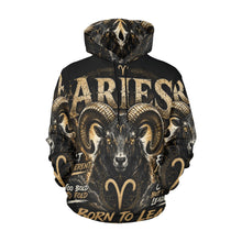 Load image into Gallery viewer, Aries - Born to lead Men's All Over Print Hoodie (USA Size)
