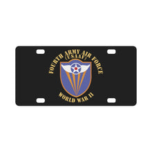 Load image into Gallery viewer, AAC - SSI - 4th Air Force - WWII - USAAF x 300 Classic License Plate
