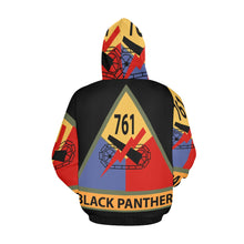 Load image into Gallery viewer, Men's All Over Print Hoodie (USA Size) (Model H13) - Army - 761st Tank Battalion SSI w Name Tape