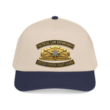 Load image into Gallery viewer, Mid Profile Baseball Cap - USCG - Tactical Law Enforcement w txt - 3D - Enhanced