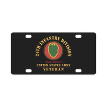 Load image into Gallery viewer, Army - SSI - 24th Infantry Division - Victory Division - US Army Veteran X 300 Classic License Plate