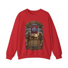 Load image into Gallery viewer, Crewneck Sweatshirt - Army - 82nd Airborne Division - WWII to NOW - All American Division - 3D - Enhanced