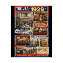 Load image into Gallery viewer, Matte Poster - THE USA - 1929