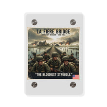 Load image into Gallery viewer, Acrylic Wall Art Panel - 82nd Airborne at the La Fière Bridge
