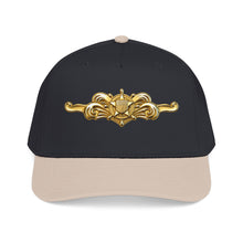 Load image into Gallery viewer, Mid Profile Baseball Cap - USCG - Cutterman - Officer wo txt - 3D - Enhanced