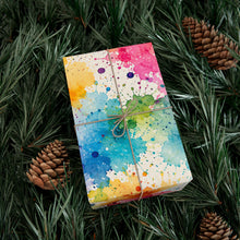 Load image into Gallery viewer, Gift Wrap Paper — color splashes patterms