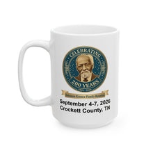 Load image into Gallery viewer, White Ceramic Mug — Solomon Koonce Family Reunion - September 4-7, 2026