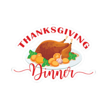 Load image into Gallery viewer, Kiss-Cut Stickers - Thanksgiving Dinner