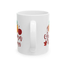 Load image into Gallery viewer, White Ceramic Mug - 11oz & 15oz - Autumn Blessings