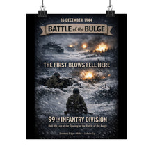 Load image into Gallery viewer, Matte Poster - 99th Infantry Division - Battle of the Bulge
