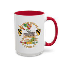 Load image into Gallery viewer, Colorful Mug (11oz/15oz) - Army - Charlie Battery.2nd Battalion,17th Field Artillery - w 1st Cavalry Div - M110 8in SP - Vietnam Vet w VN SVC X 300
