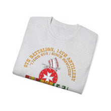 Load image into Gallery viewer, Unisex Ultra Cotton Tee - 6th Battalion, 14th Artillery Regiment - DUI - VN SVC BAR - Top X 300