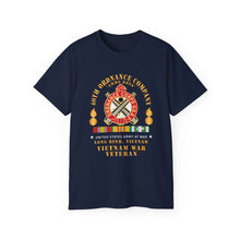 Load image into Gallery viewer, Unisex Ultra Cotton Tee - 40th Ordnance Company - ORD Emblem - Ammo Boys - Long Binh, Vietnam Vet w VN SVC X 300