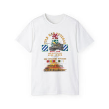 Load image into Gallery viewer, WWII Veteran Unit Tribute Tee — 3rd Infantry Division Tank & Honor Design - Front & Back