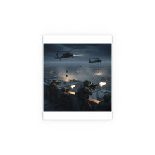 Load image into Gallery viewer, Indoor and Outdoor Silk Posters - Night Air Assault by Army Rangers