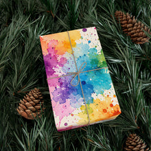 Load image into Gallery viewer, Gift Wrap Paper — color splashes patterms
