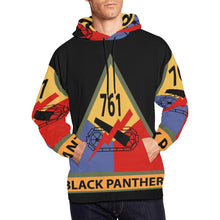 Load image into Gallery viewer, Men's All Over Print Hoodie (USA Size) (Model H13) - Army - 761st Tank Battalion SSI w Name Tape