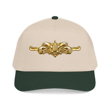 Load image into Gallery viewer, Mid Profile Baseball Cap - USCG - Cutterman - Officer wo txt - 3D - Enhanced