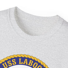 Load image into Gallery viewer, Unisex Ultra Cotton Tee - Navy - USS Laboon (DDG-58) wo Txt