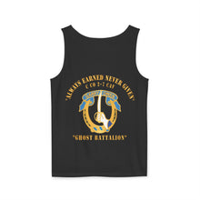 Load image into Gallery viewer, Unisex Tank Top - Motivational Graphic Shirt, Perfect for Casual Outings, Gift for Friends, Fitness Wear, Summer Clothing - Army C Co 2nd Bn 7th Cavalry Regiment Ghost Battalion - V1