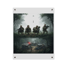 Load image into Gallery viewer, Acrylic Wall Art Panel - Jungle Drug Lab Destruction wo Explosions