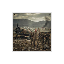 Load image into Gallery viewer, Acrylic Wall Art Panel - U.S. Air Force officer - Captured, KIA, Communist Guerrillas - AT-6 Shotdown - Cold War