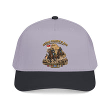Load image into Gallery viewer, Mid Profile Baseball Cap - Army - Buffalo Soldiers in Iraq - OIF - Cavalrymen at War w IRAQ SVC - 3D - Enhanced