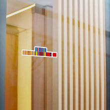Load image into Gallery viewer, Kiss-Cut Vinyl Decals - Army - WWII Service Ribbons Bar w Philippines SVC (Pacific Theater)