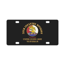 Load image into Gallery viewer, Army - DUI - 28th Infantry Division - Iron Division - US Army Veteran X 300 Classic License Plate