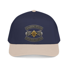 Load image into Gallery viewer, Mid Profile Baseball Cap - USCG - Boarding Officer w txt - 3D - Enhanced