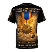 Load image into Gallery viewer, Vietnam Combat Aviation - The Air Medal Tribute Tee — Aerial Combat (Air Medal)