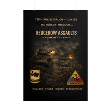 Load image into Gallery viewer, Posters - Hedgerow assault in Normandy, 1944 - Shirt - Back