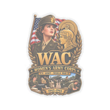 Load image into Gallery viewer, Kiss-Cut Stickers - WAC - Womens Army Corps - WWII - 3D - Enhanced