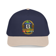 Load image into Gallery viewer, Mid Profile Baseball Cap - Vietnam Veteran Combat - 2nd Bn, 28th Infantry - 1st ID - with VN SVC - 3D - Transparent