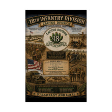 Load image into Gallery viewer, Matte Poster - 18th Infantry Division - Poster