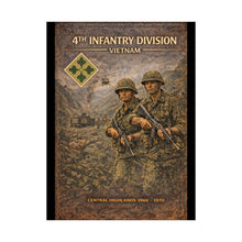 Load image into Gallery viewer, Matte Poster - 4th Infantry Division in Vietnam 1966-1970