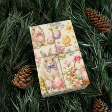 Load image into Gallery viewer, Gift Wrap Paper — Easter bunny and egg wonderland patterns