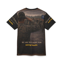 Load image into Gallery viewer, Drill Sergeant All-Over Print Tee — "Turning Civilians into Soldiers" Basic Training - Drill Sgt Runkle