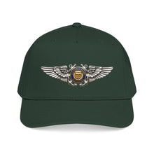 Load image into Gallery viewer, Mid Profile Baseball Cap - USCG - Aviator Badge - Auxiliary wo txt - 3D - Enhanced