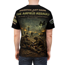 Load image into Gallery viewer, Operation Just Cause Veterans Tribute Tee — "Air Field Assault: The Taking of Tocumen"