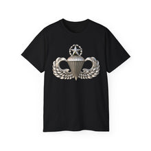 Load image into Gallery viewer, Unisex Ultra Cotton Tee - Army - Master Airborne Badge - No Txt - 3D - enhanced