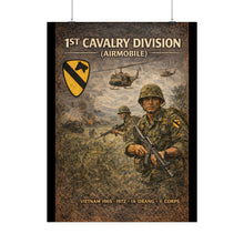 Load image into Gallery viewer, Posters - 1st Cavalry Division in Ia Drang
