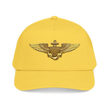Load image into Gallery viewer, Mid Profile Baseball Cap - USCG - Aviator Badge wo txt - 3D - Enhanced