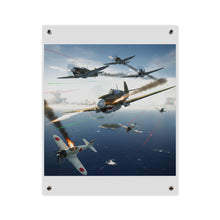 Load image into Gallery viewer, Acrylic Wall Art Panel - Curtis P-40 Kittyhawk w Machine Guns Blazing