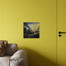 Load image into Gallery viewer, Acrylic Wall Art Panel - Tank Destroyer - M10 Wolverine vs German Panzer Tank