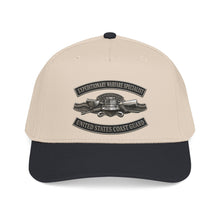 Load image into Gallery viewer, Mid Profile Baseball Cap - USCG - Expeditionary Warfare Specialist w txt - 3D - Enhanced