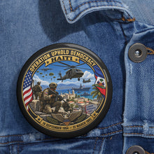 Load image into Gallery viewer, Custom Pin Buttons - Operation Uphold Democracy - Haiti Intervention - 1994